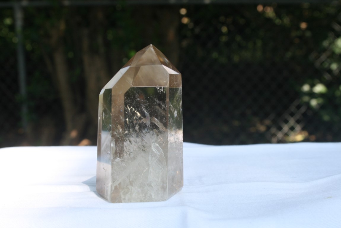 Natural Citrine Point helps aid in prosperity 4952